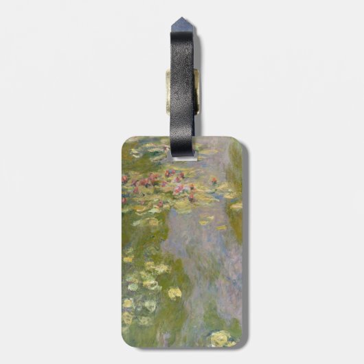 Étiquette À Bagage Lys d'eau - Claude Monet (Dos Vertical)