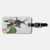 Étiquette À Bagage M. Deer et Mme Rabbit (Devant horizontal)