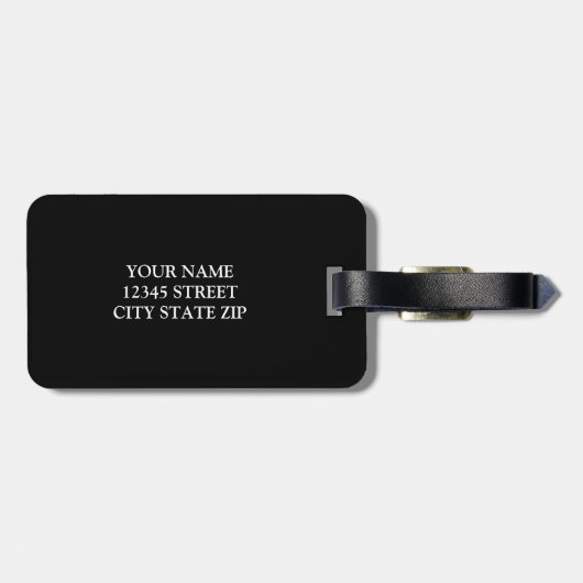 Étiquette À Bagage M. et Mme faits sur commande étiquettes de bagage (Dos horizontal)