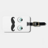 Étiquette À Bagage M. stache (Devant horizontal)