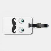 Étiquette À Bagage M. stache (Dos horizontal)