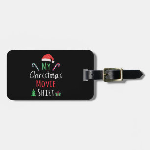 Étiquette À Bagage Ma chemise de cinéma de Noël