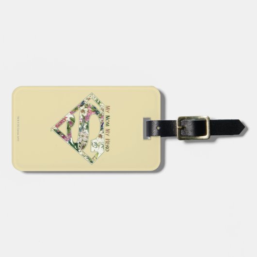 Étiquette À Bagage Ma mère, mon héros (Devant horizontal)