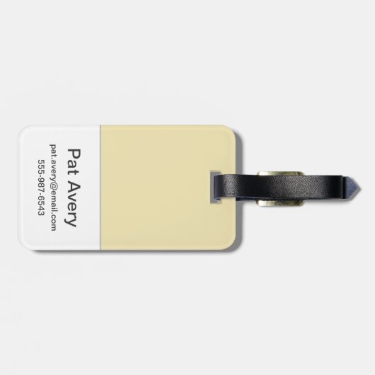 Étiquette À Bagage Ma mère, mon héros (Dos horizontal)