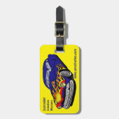 Étiquette À Bagage Mabel Mercury d'Ann Charles (Devant Vertical)