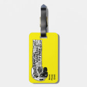 Étiquette À Bagage Mabel Mercury d'Ann Charles (Dos Vertical)