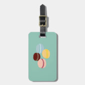 Étiquette À Bagage Macaron (Devant Vertical)