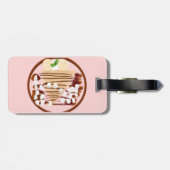 Étiquette À Bagage Macaron (Dos horizontal)