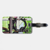 Étiquette À Bagage Machine à coudre dans la vitrine (Dos horizontal)