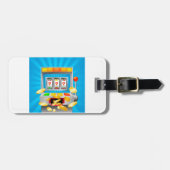 Étiquette À Bagage Machine à sous (Devant horizontal)