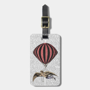 Étiquette À Bagage Machine vintage