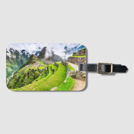 Étiquette À Bagage Machu Picchu, Cusco - Pérou (Devant Horizontal)