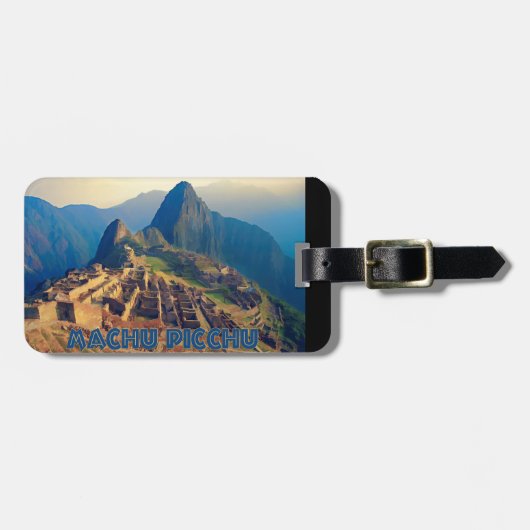 Étiquette À Bagage Machu Picchu Pérou (Devant horizontal)
