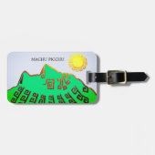 Étiquette À Bagage Machu Picchu Pérou (Devant horizontal)