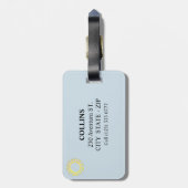 Étiquette À Bagage Machu Picchu Pérou (Dos Vertical)