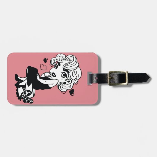 Étiquette À Bagage Madame classique (Devant horizontal)