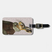 Étiquette À Bagage Madame Hare (Devant horizontal)