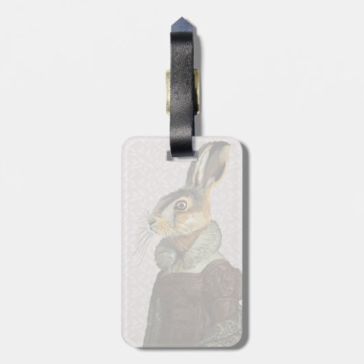 Étiquette À Bagage Madame Hare (Dos Vertical)