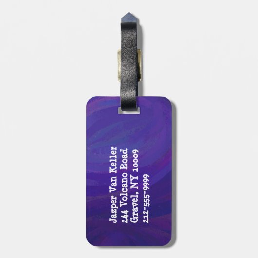 Étiquette À Bagage Magic Act Rabbits du Casquette (Dos Vertical)