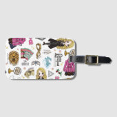 Étiquette À Bagage Magical Luna Lovegood Watercolor (Devant Horizontal)