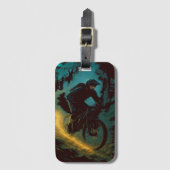 Étiquette À Bagage Magical Mountain Venture Trail Scene (Devant Vertical)