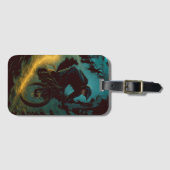 Étiquette À Bagage Magical Mountain Venture Trail Scene (Devant Horizontal)