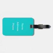 Étiquette À Bagage Magmas d'amusement (Dos horizontal)