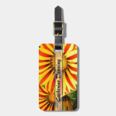 Étiquette À Bagage Magnifique Gazania (Devant Vertical)