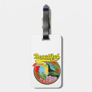 Étiquette À Bagage Magnifique Magaluf, logo toucan