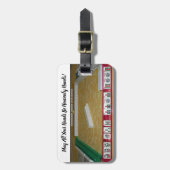 Étiquette À Bagage Mahjong Heavenly Hand Luggage Tag (Devant Vertical)