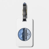 Étiquette À Bagage Mahoosuc Range New Hampshire Maine Camping (Dos Vertical)