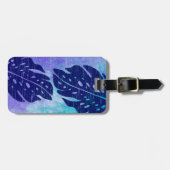 Étiquette À Bagage Maikai Hawaiian Monstera Cravate-Dye Mélange (Devant horizontal)