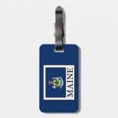 Étiquette À Bagage Maine (Dos Vertical)