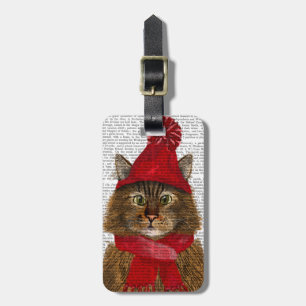 Étiquette À Bagage Maine Coon