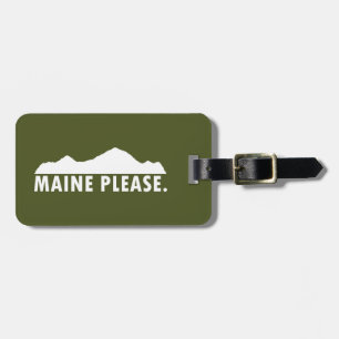 Étiquette À Bagage Maine S'Il Vous Plaît