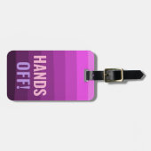 Étiquette À Bagage Mains off Funny design Texte personnalisé (Devant horizontal)