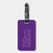 Étiquette À Bagage Mains off Funny design Texte personnalisé (Dos Vertical)