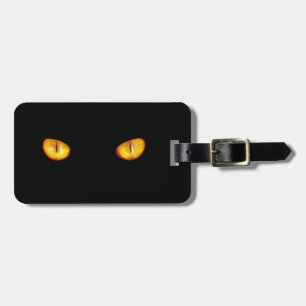 Étiquette À Bagage Maintenant, il vous voit Chat noir