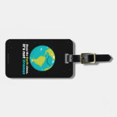 Étiquette À Bagage Maintenez la terre propre (Devant horizontal)