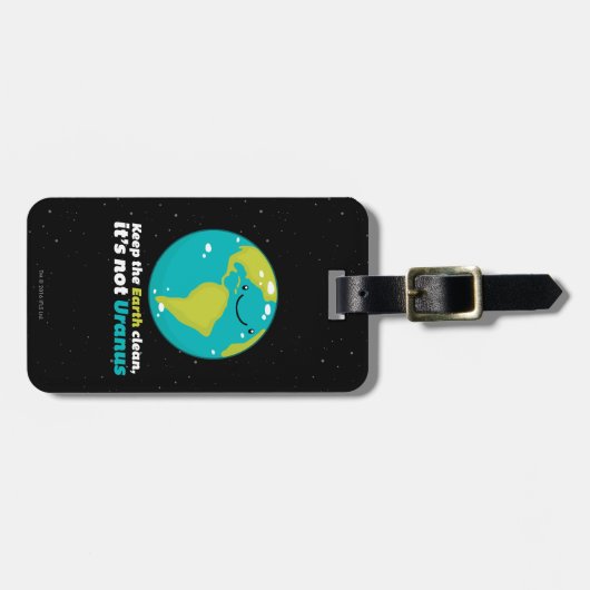 Étiquette À Bagage Maintenez la terre propre (Devant horizontal)