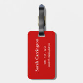 Étiquette À Bagage Maintenez le calme et le golf dessus - disponibles (Dos Vertical)