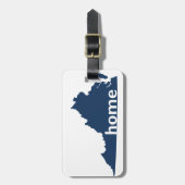 Étiquette À Bagage Maison de la Virginie (Devant Vertical)