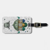 Étiquette À Bagage Maison des papillons (Devant horizontal)