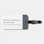 Étiquette À Bagage MAISON DU DRAGON | Altar à bougie de Balerion (Dos horizontal)