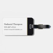 Étiquette À Bagage MAISON DU DRAGON | Cimier Targaryen ailé (Dos horizontal)