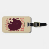 Étiquette À Bagage Maison Lannister - Entendez-moi Roar (Devant horizontal)