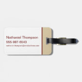 Étiquette À Bagage Maison Lannister - Entendez-moi Roar (Dos horizontal)