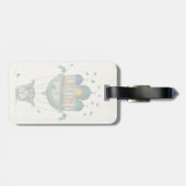 Étiquette À Bagage Maison papillon 2 (Dos horizontal)