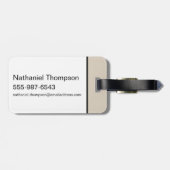 Étiquette À Bagage Maison Targaryen - Feu et Sang (Dos horizontal)