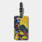 Étiquette À Bagage Maisons Wassily Kandinsky à Murnau. Expressionnism (Devant Vertical)